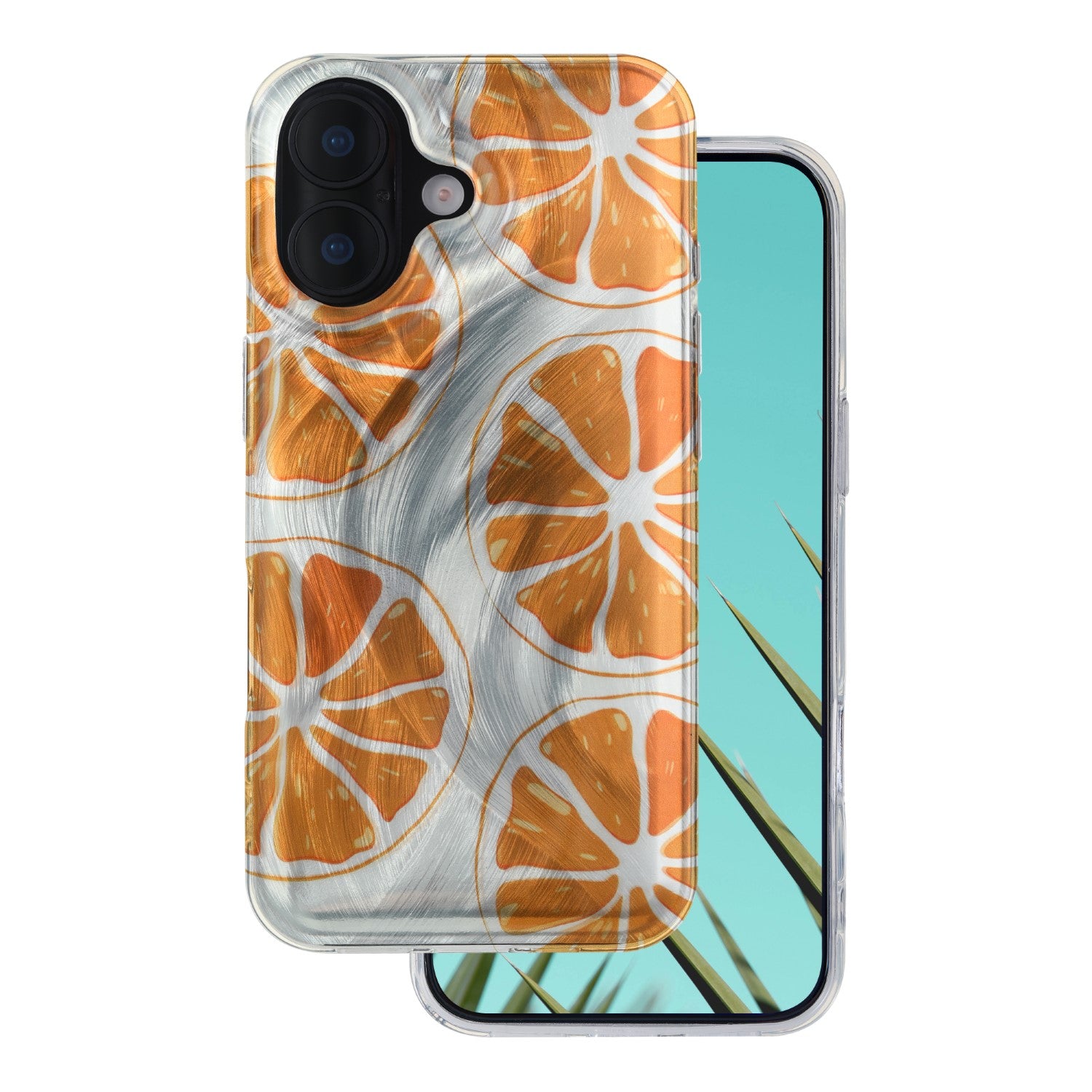 Ultra Trendy Summer case for iPhone 16 6,1" orange