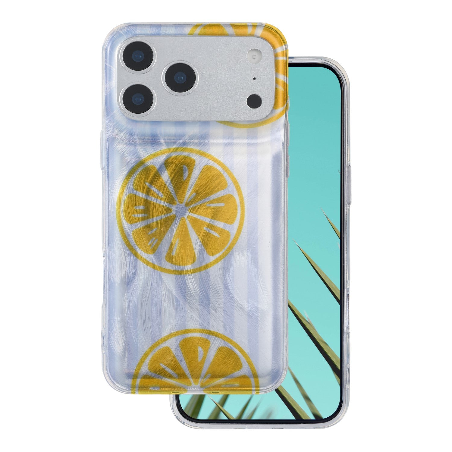 Ultra Trendy Summer case for iPhone 17 Pro Max 6,9" lemon