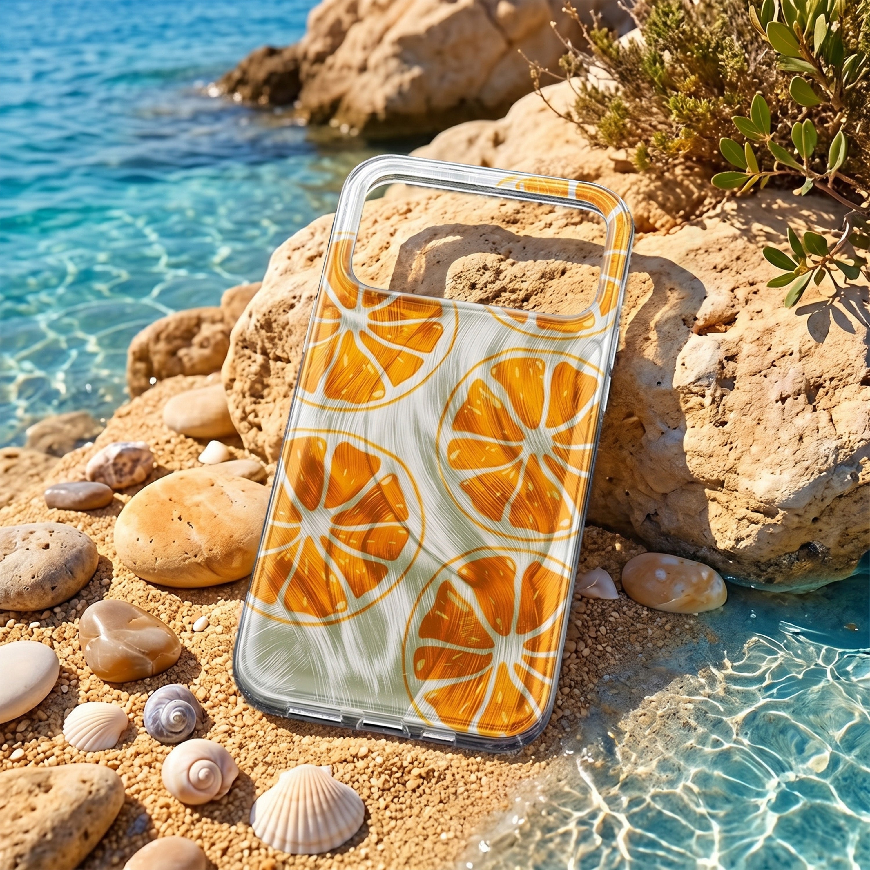 Ultra Trendy Summer case for Samsung Galaxy A37 5G orange