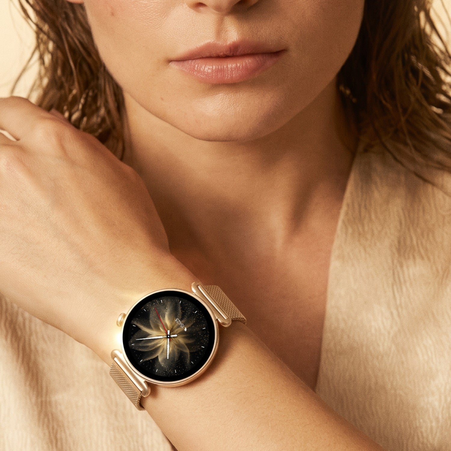 Forever smartwatch Bloomdust SB-380 champagne gold