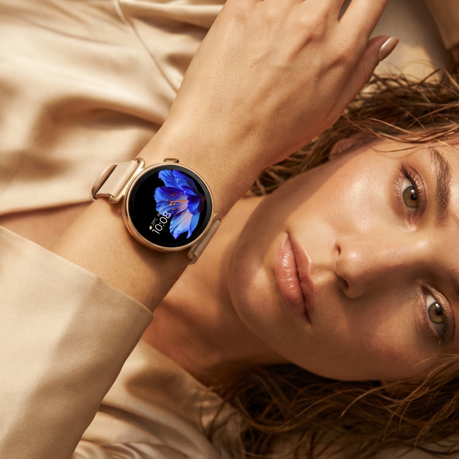 Forever smartwatch Bloomdust SB-380 champagne gold
