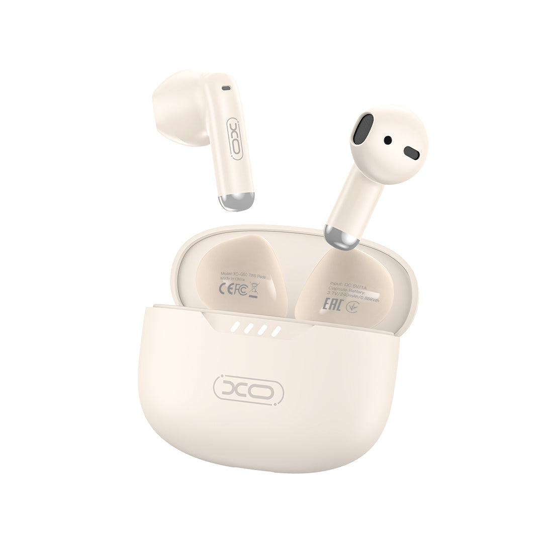 XO Bluetooth earphones G50 TWS beige
