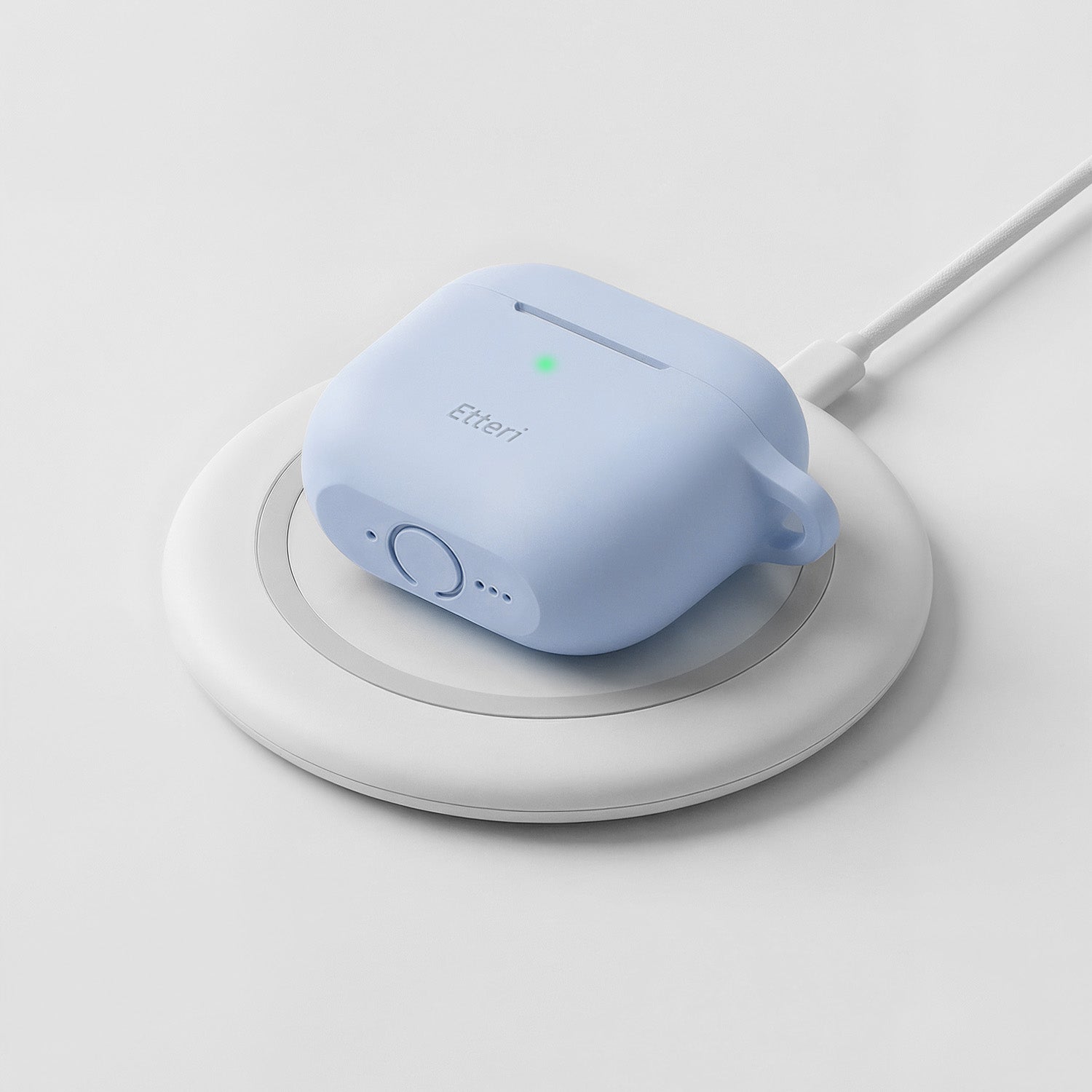 Etteri silicone case for AirPods 4 light blue