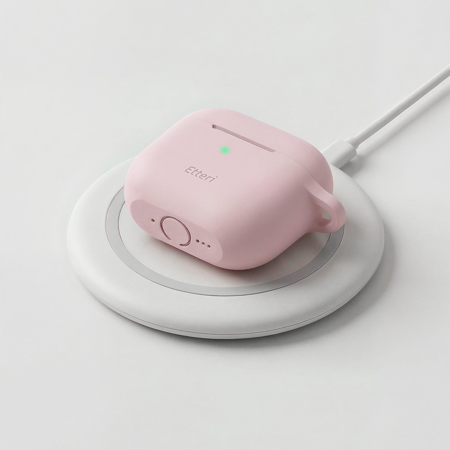 Etteri silicone case for AirPods 4 light pink