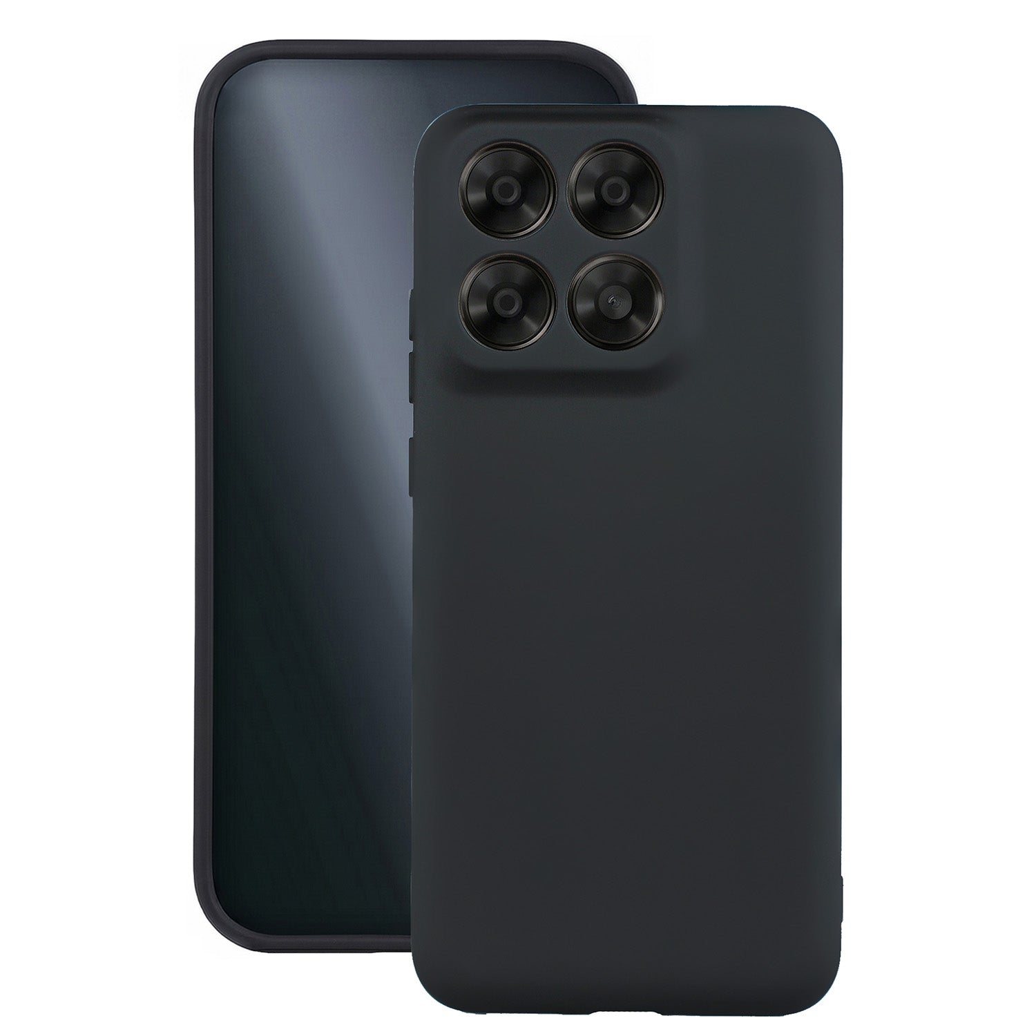 Silicon case for Motorola Edge 70 Fusion black