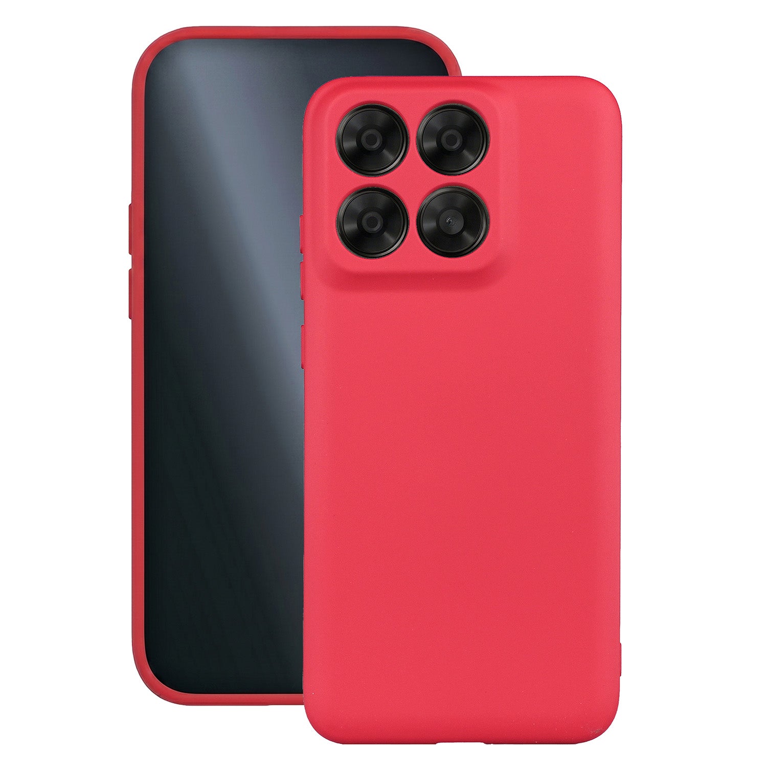 Silicon case for Motorola Edge 70 Fusion red