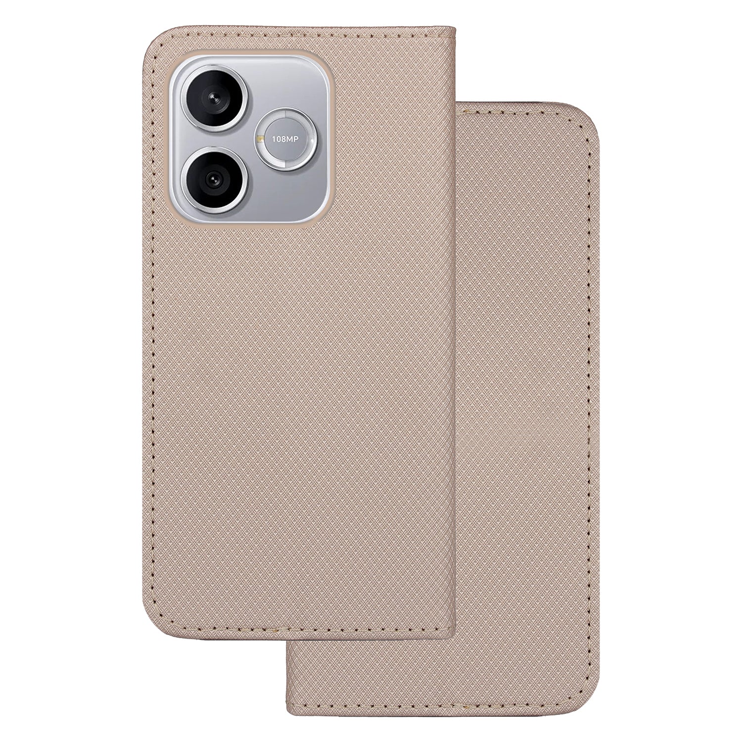 Smart Magnet case for Honor 600 Lite gold