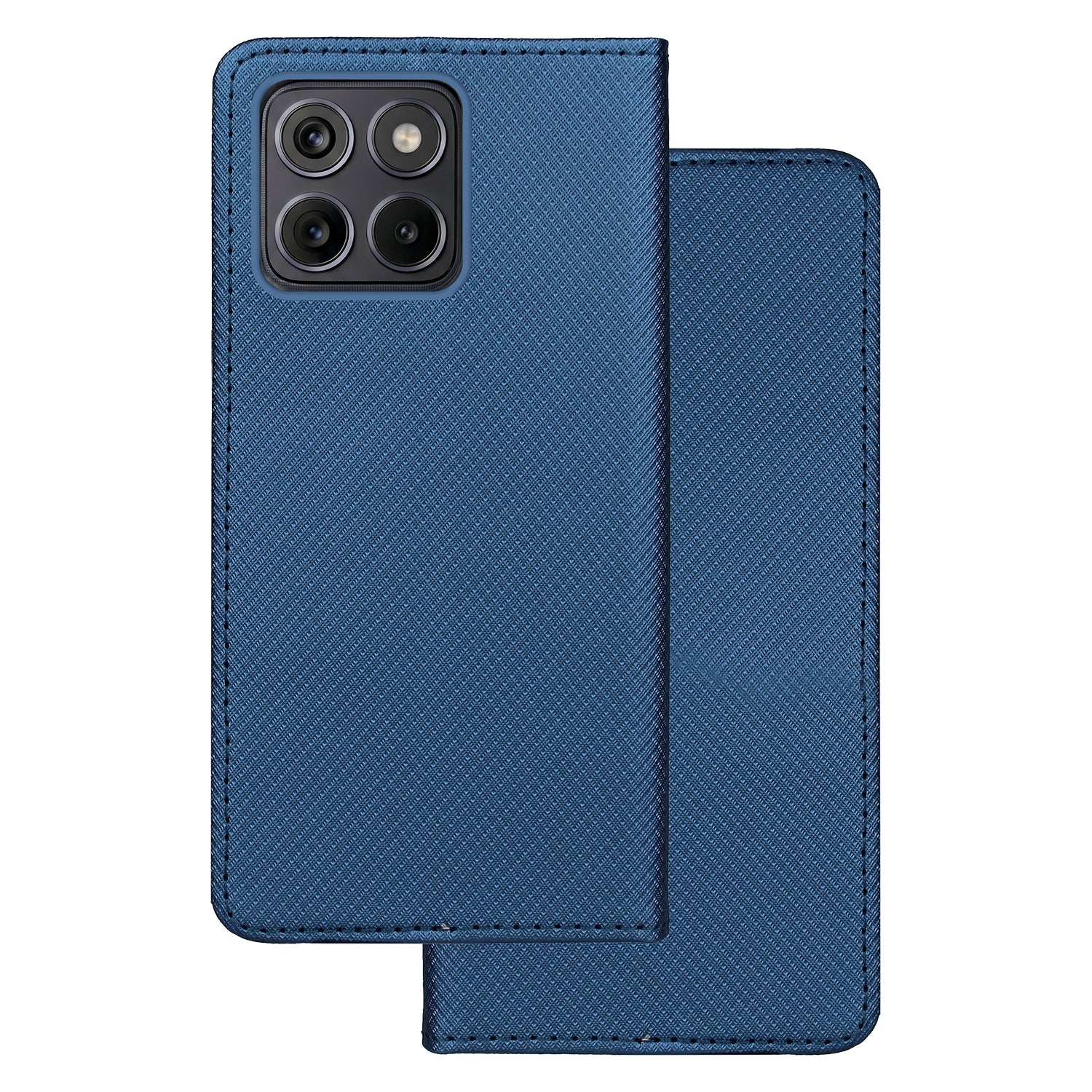 Smart Magnet case for Motorola Edge 70 Fusion navy blue