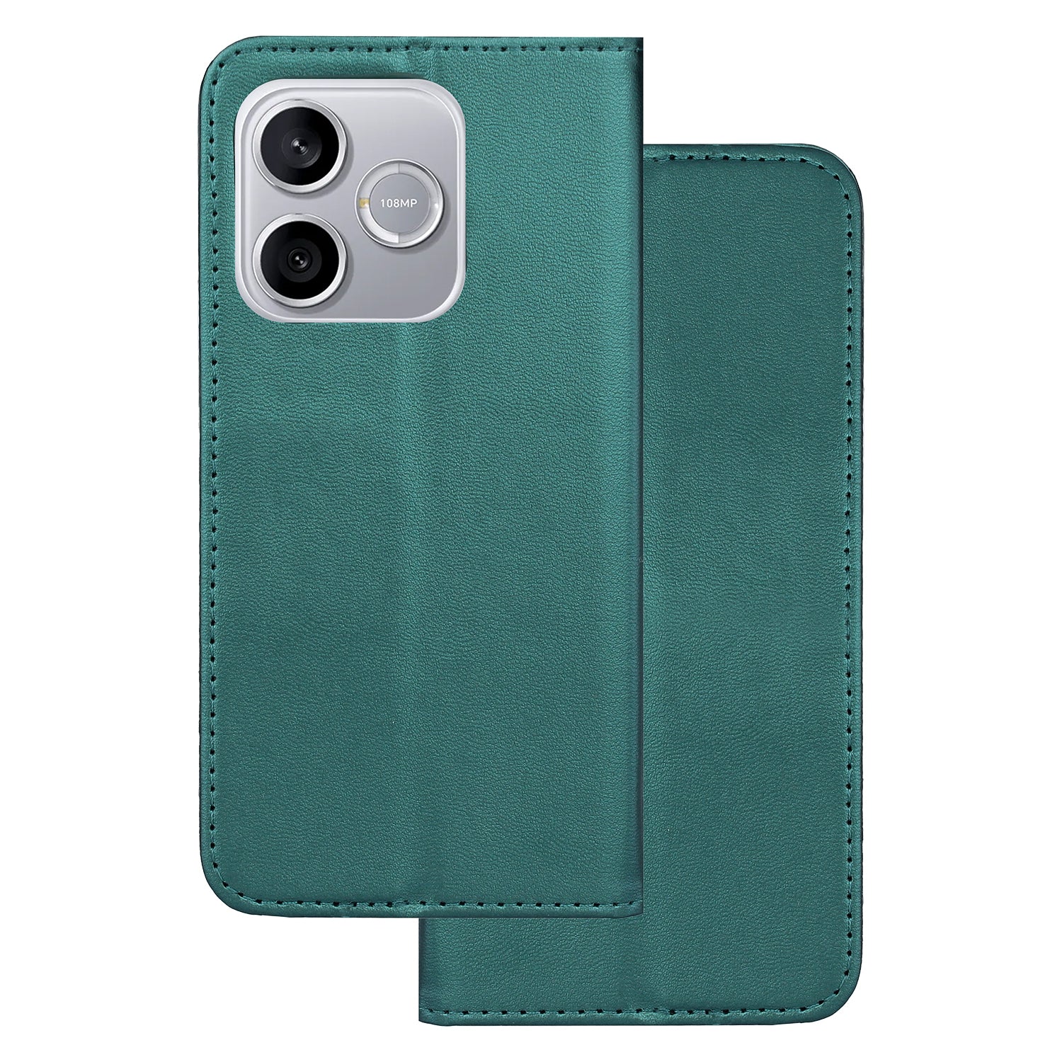 Smart Magnetic case for Honor 600 Lite dark green