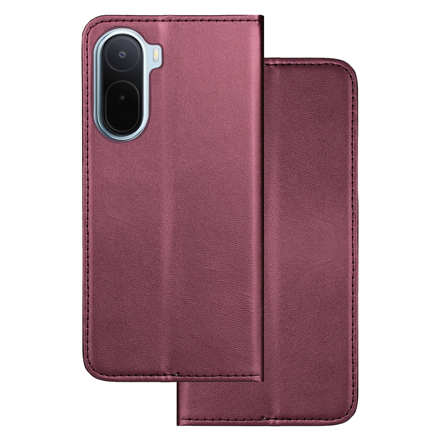 Smart Magnetic case for Xiaomi Redmi A7 Pro burgundy