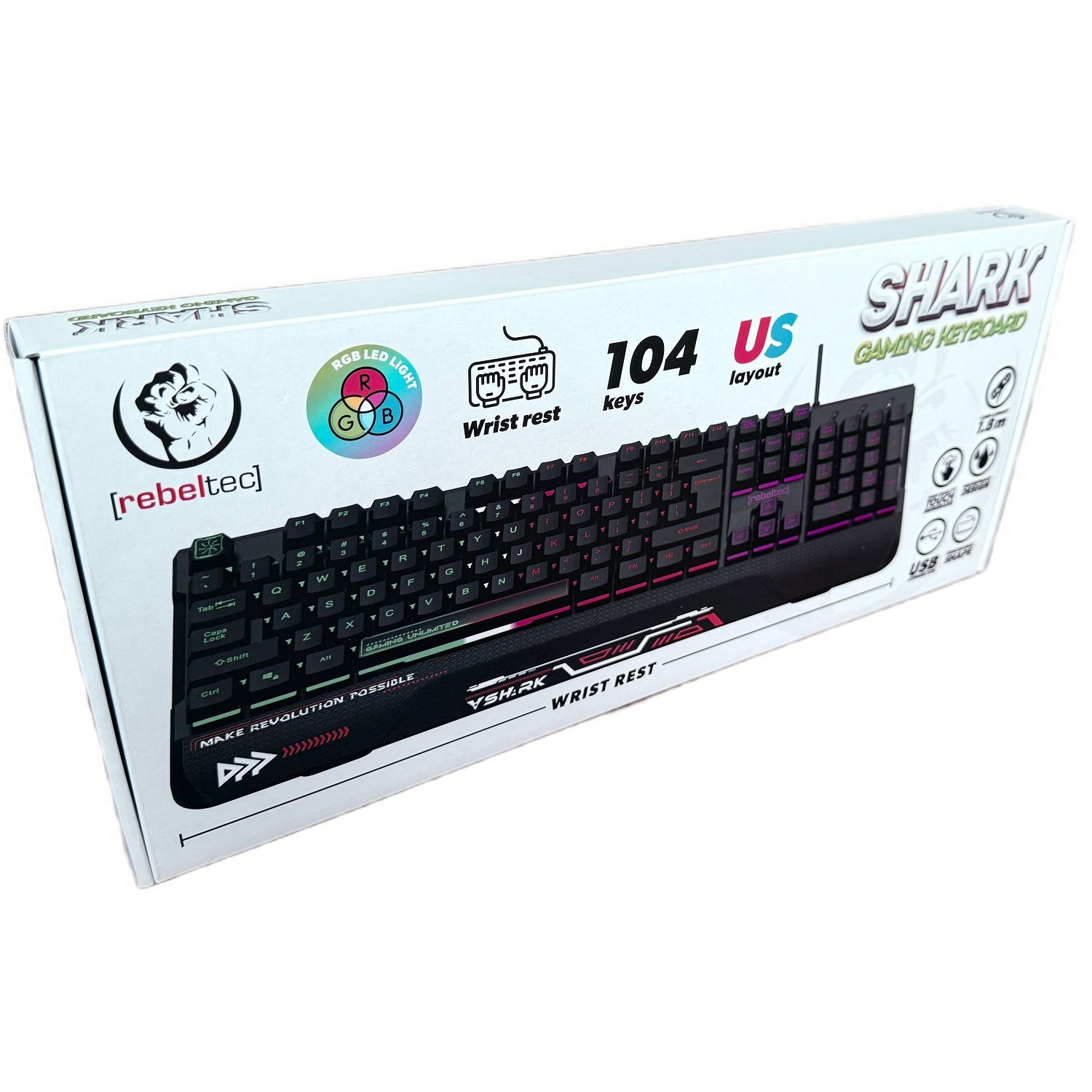 Rebeltec gaming keyboard SHARK