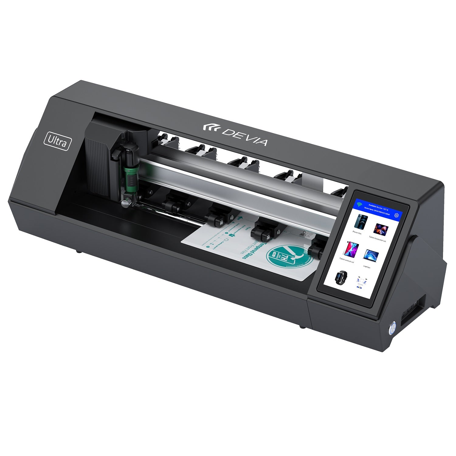Devia cutting machine LCD APP black 9H Ultra Automat V2