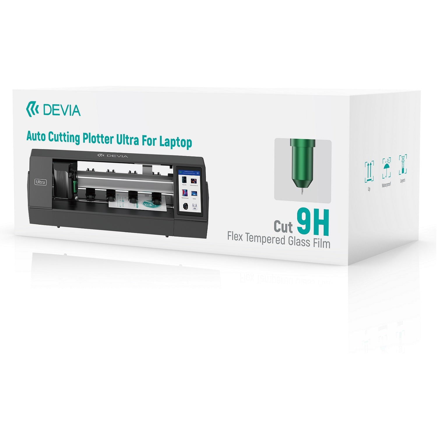 Devia cutting machine LCD APP black 9H Ultra Automat V2
