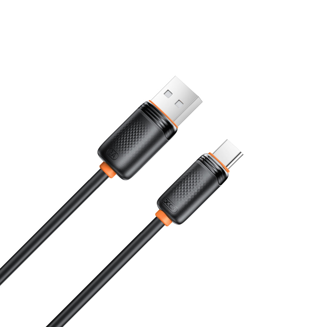 XO cable NB302 USB - USB-C 1,0m 3A black