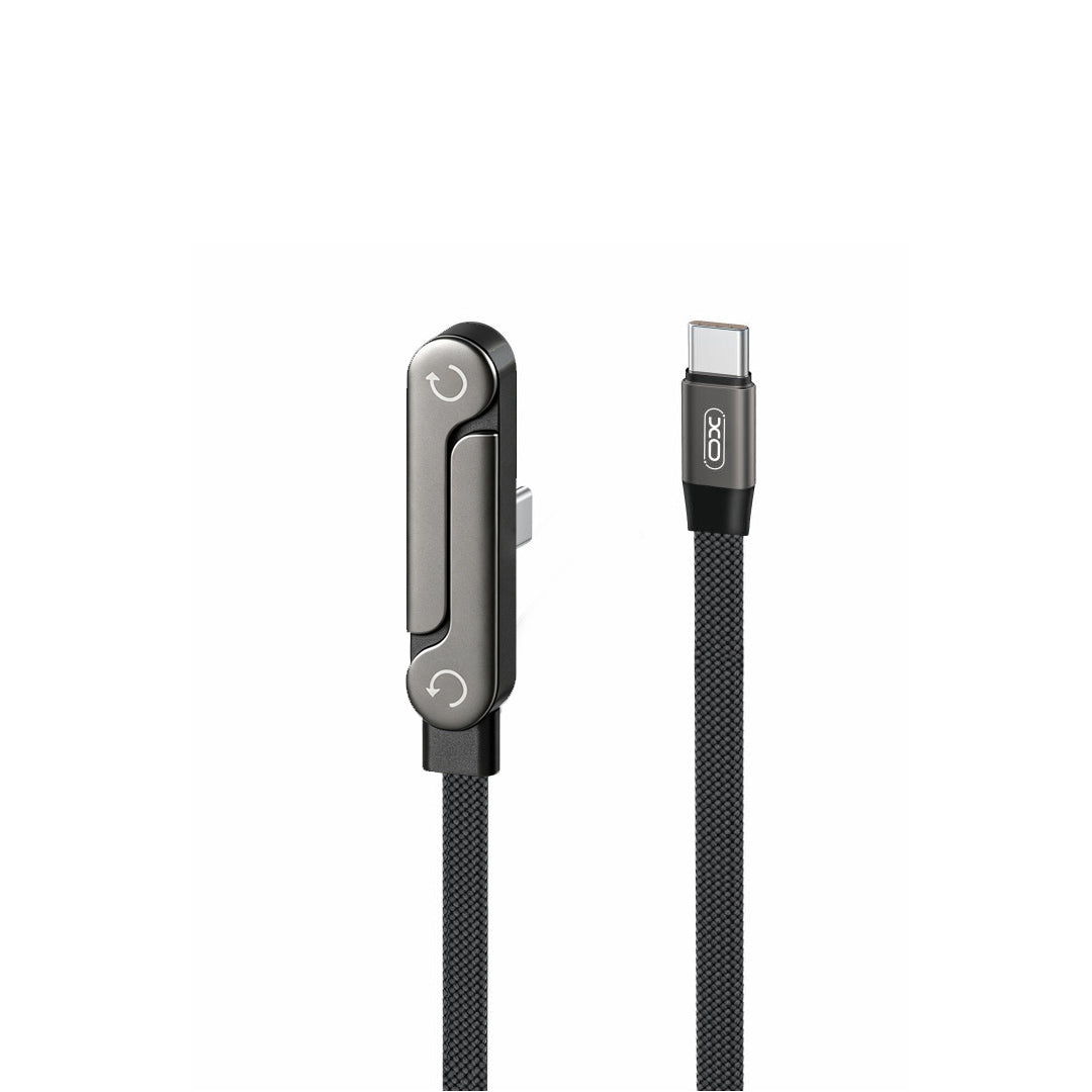 XO cable NB-Q311 PD USB-C - USB-C 1,5m 240W black flat with stand