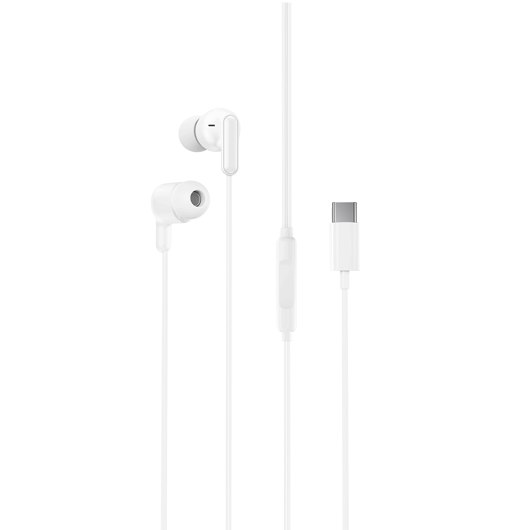 XO wired earphones EP84 USB-C white