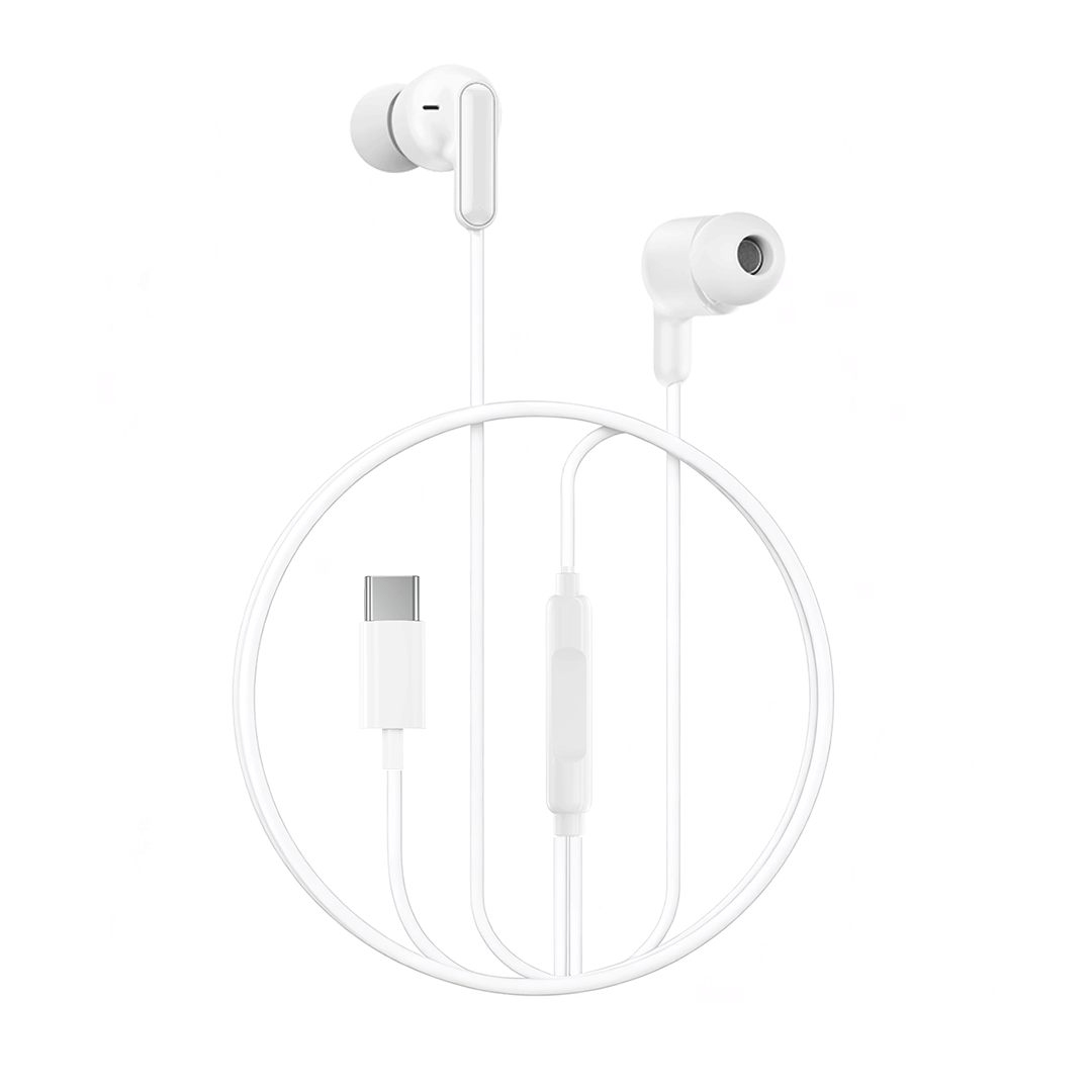 XO wired earphones EP84 USB-C white