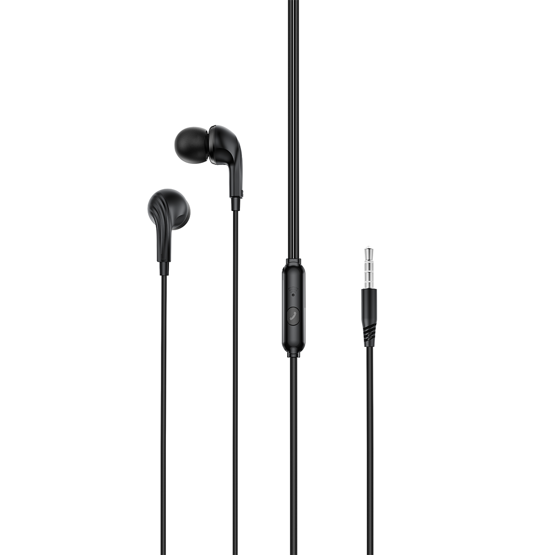 XO wired earphones EP86 jack 3,5mm black