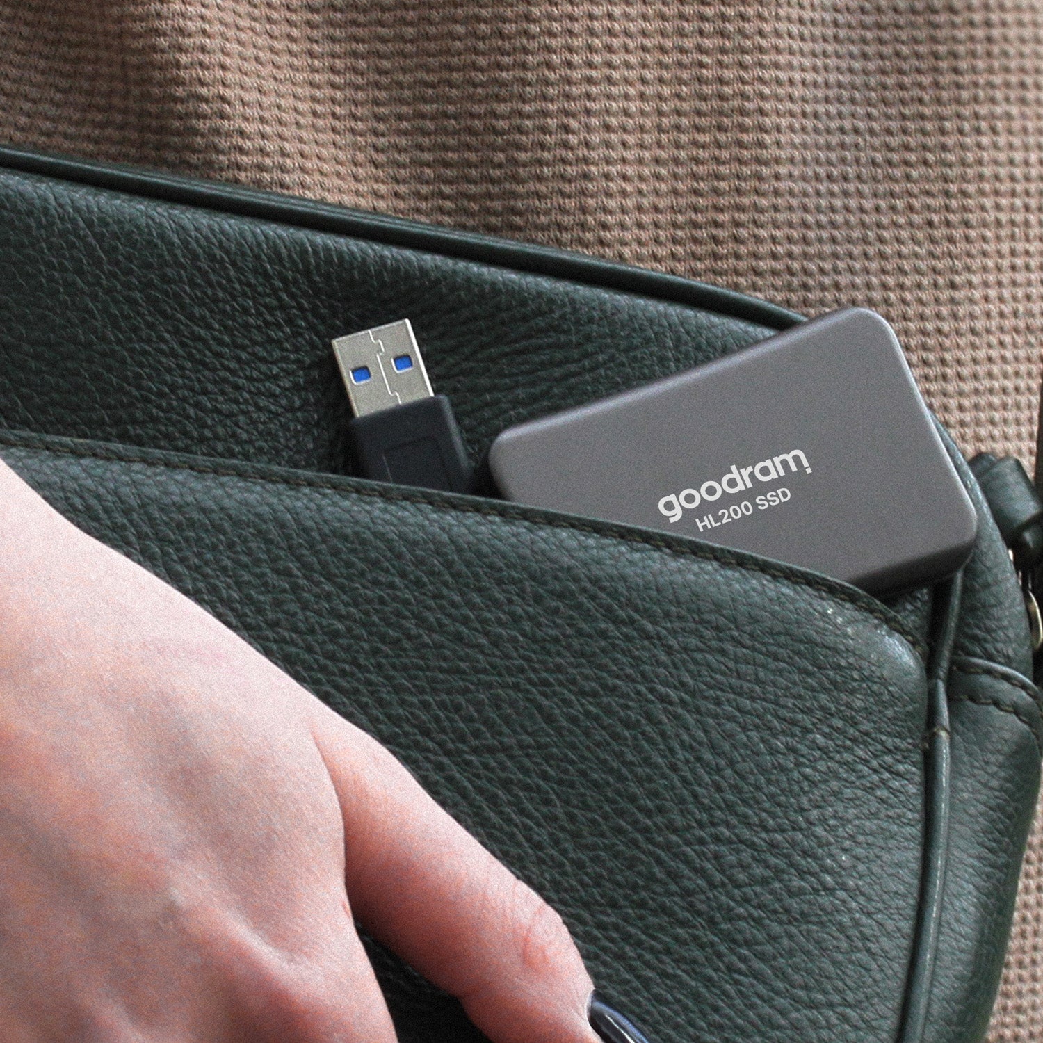 Goodram SSD disc 1TB HL200 USB Type-C + A