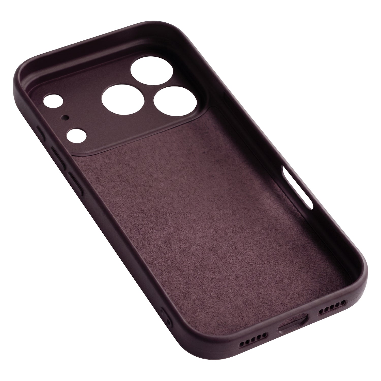 Silicon case for Samsung Galaxy A17 4G / A17 5G / A18 5G dark cherry