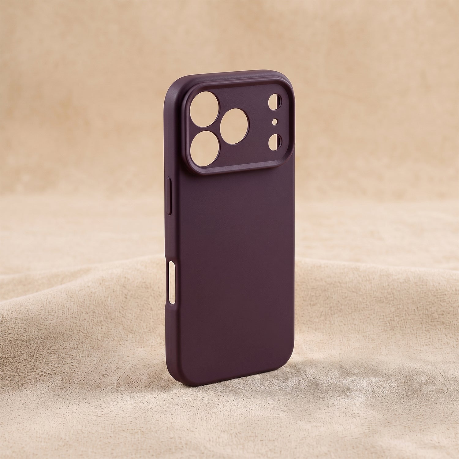 Silicon case for iPhone 17 Pro 6,3" / 18 Pro 6,3" dark cherry