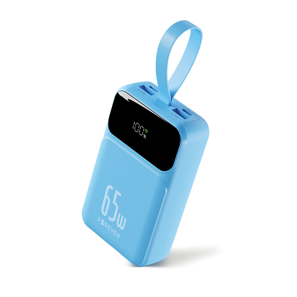 Forever power bank Vibe-TB65 PD QC 65W 20000 mAh sky blue