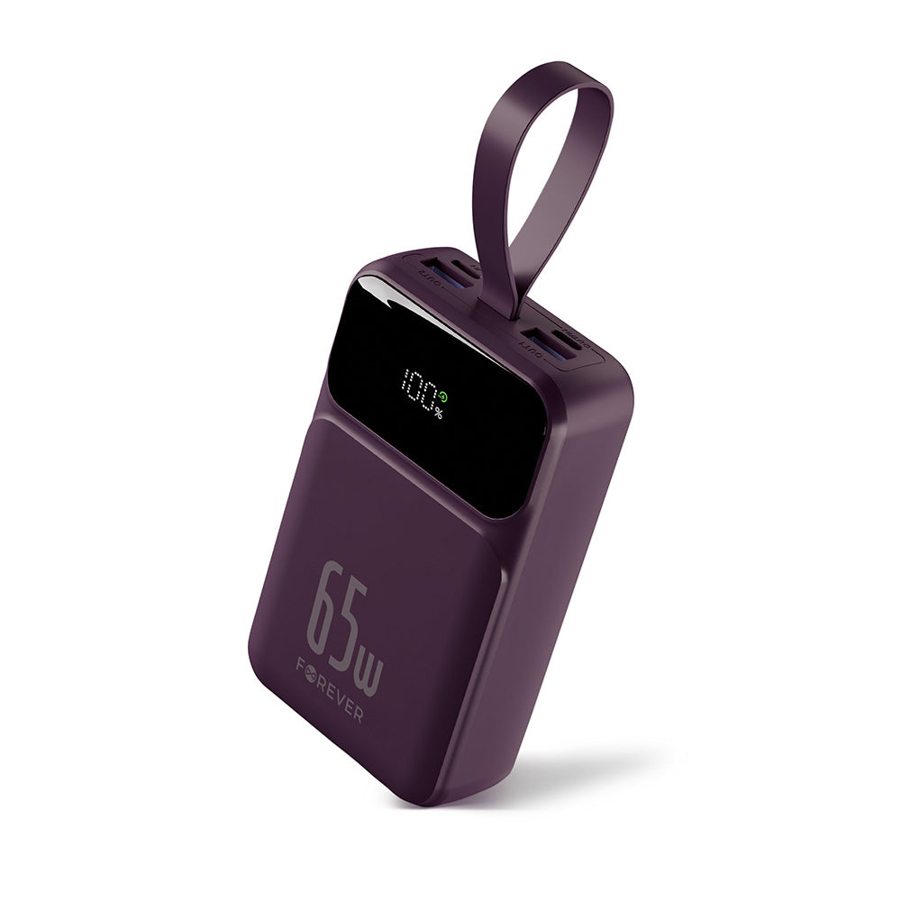 Forever power bank Vibe-TB65 PD QC 65W 20000 mAh dark cherry