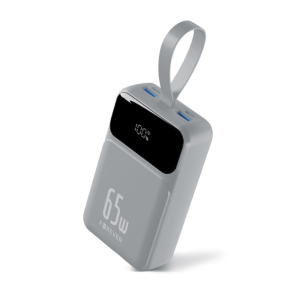 Forever power bank Vibe-TB65 PD QC 65W 20000 mAh silver