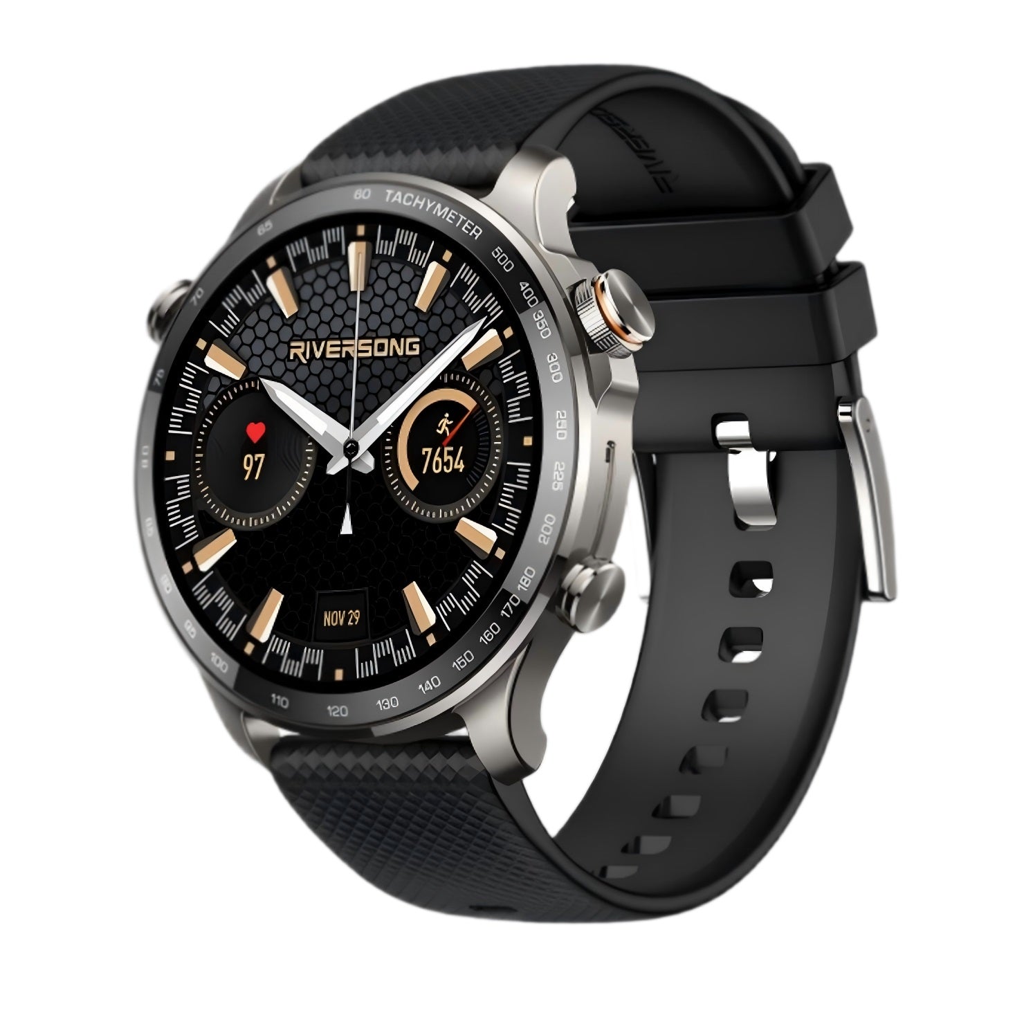 Riversong smartwatch Motive 10 GT black SW1001 AMOLED GPS