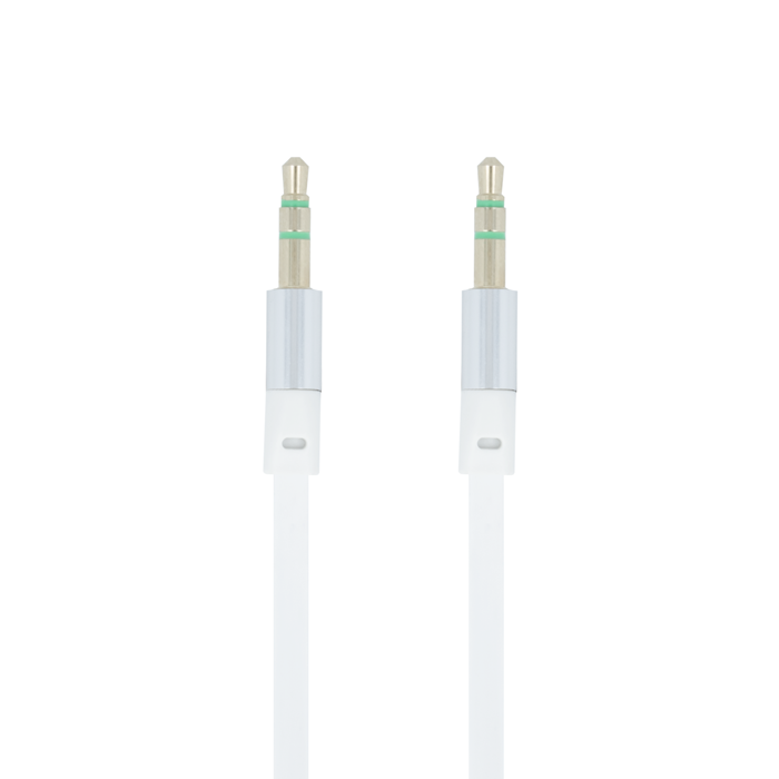 Forever audio cable jack 3,5mm - jack 3,5mm 1,0 m white