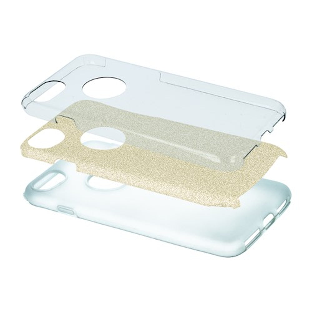 Glitter 3in1 case for Samsung Galaxy A35 5G gold