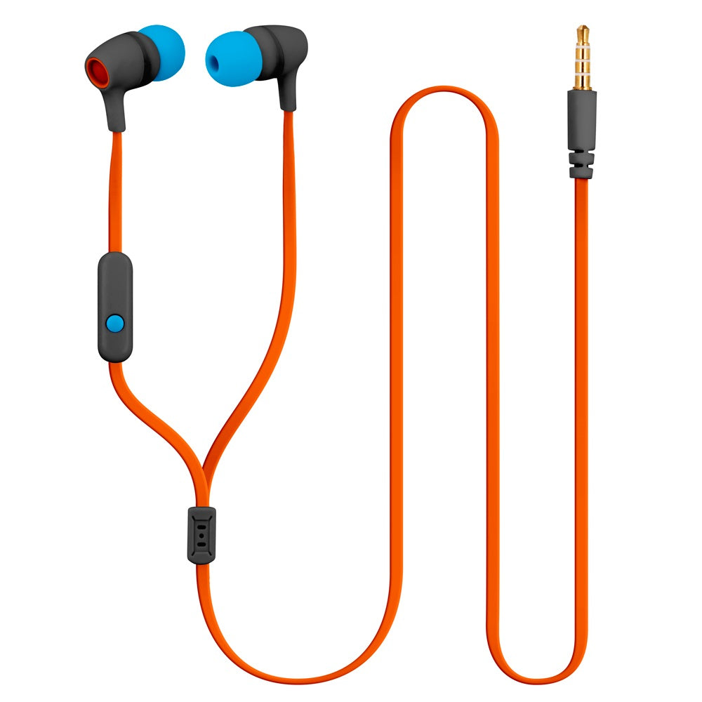 Forever wired earphones JSE-200 jack 3,5mm orange active